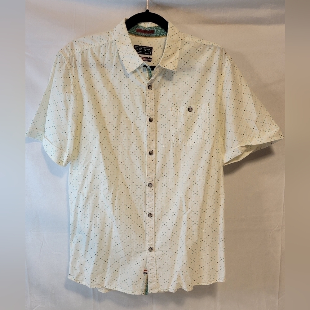 ACROSS the Pond LON-NYC Casual Button Down Shirt